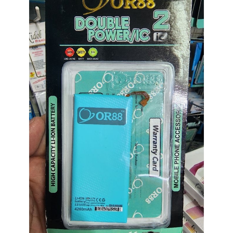 Baterai ORIENS Double Power 2 IC SAMSUNG A6 2018/J6 2018/J8 2018/EB-BJ800ABE