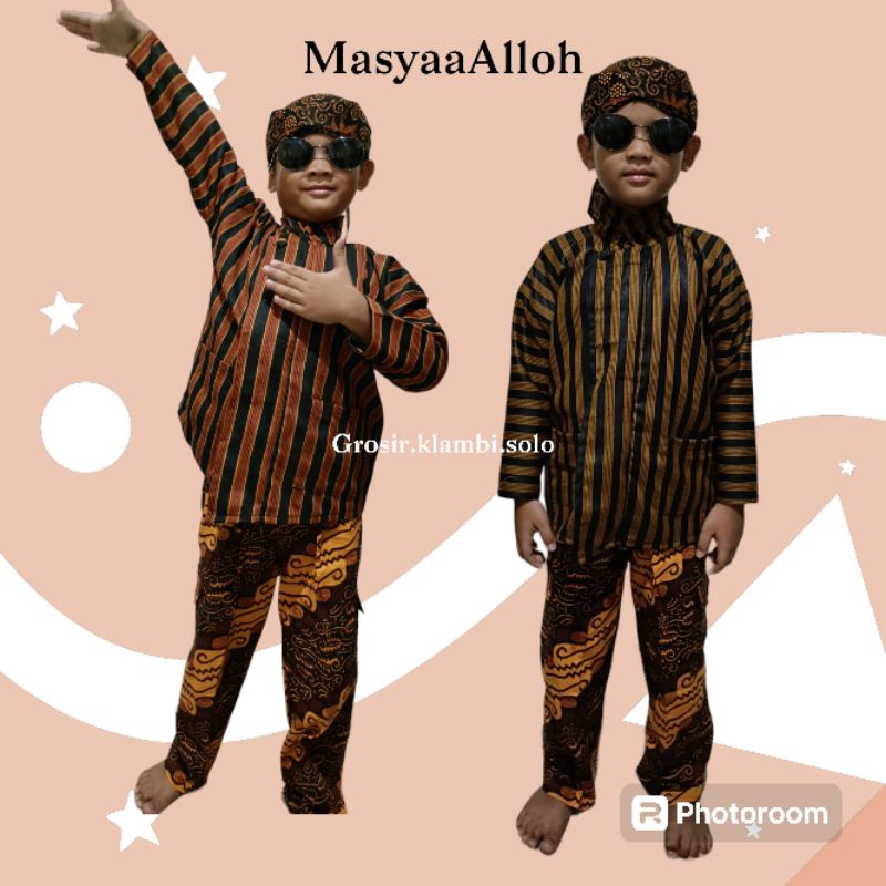 Surjan anak #pakaian adat anak laki-laki