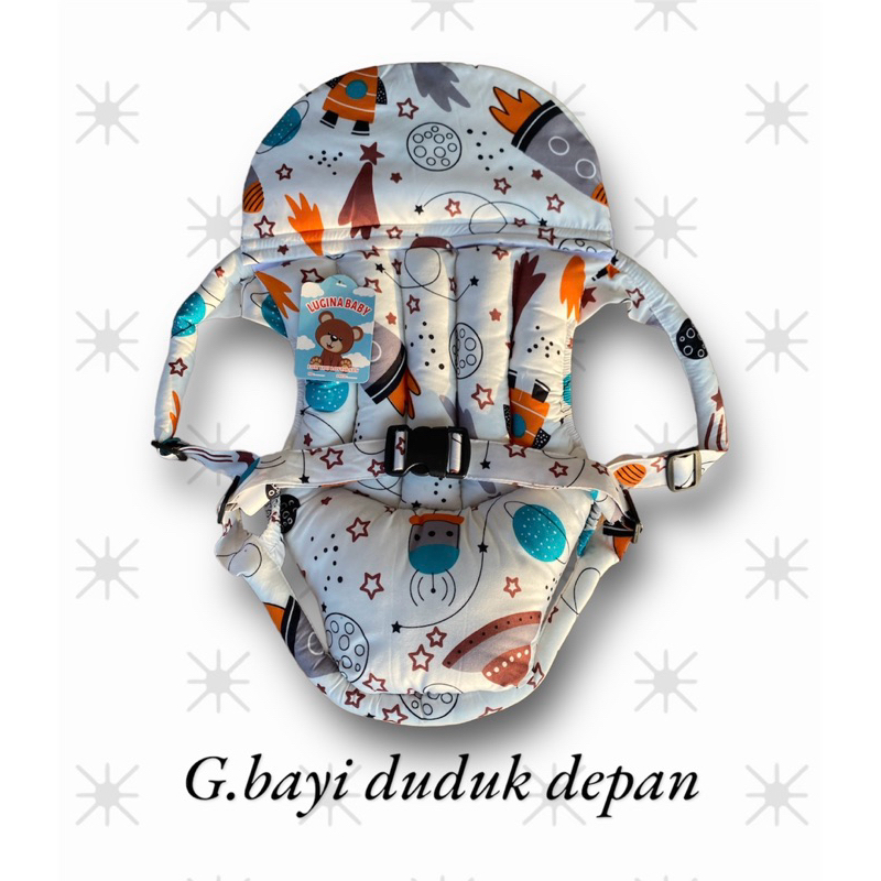 GENDONGAN BAYI DUDUK DEPAN