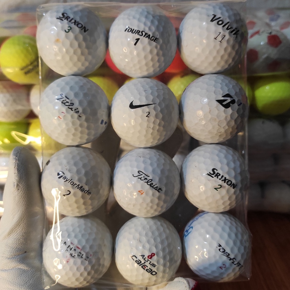 Klik Pesan Paket 12 Pcs Bola Golf Untuk Latihan Pemula