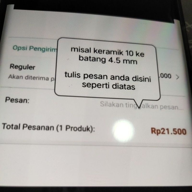 cincin ring untuk joran pancing  tidak lipat joran pasiran tidak lipat harga per 1 pc