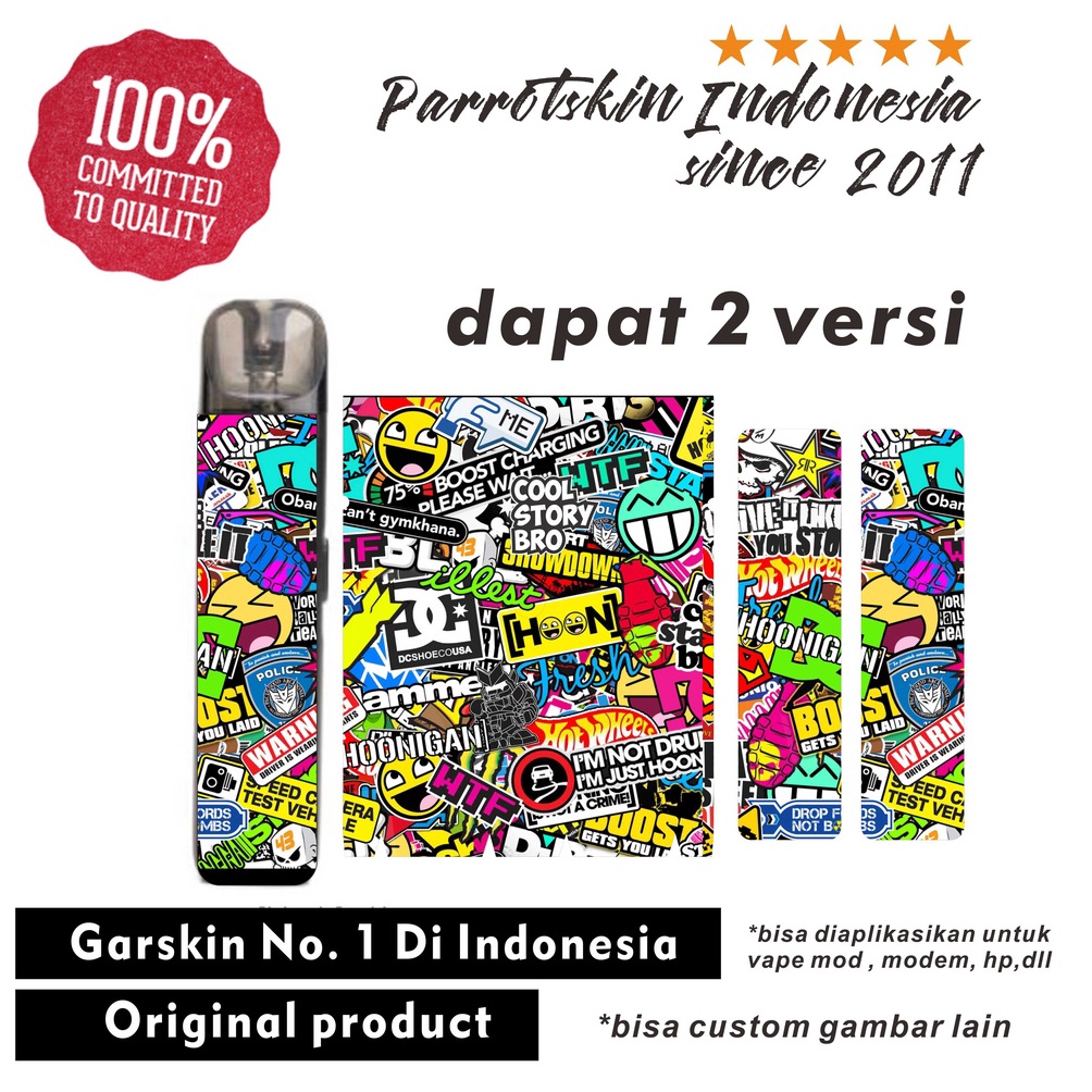 

ORDER SAJA GAN Stiker skin Ur sa Nano bisa custom