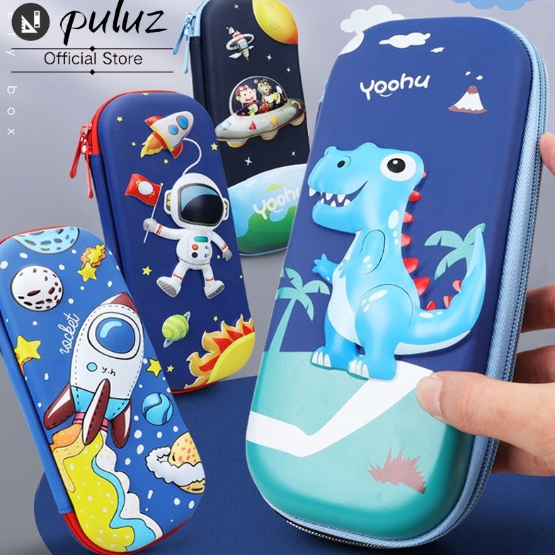 

Clearance sale PuluzKotak alat tulis 3D kartun kotak pensil multifungsi hadiah anakanak untuk anak lakilaki dan perempuan tas pensil kapasitas besar grosir