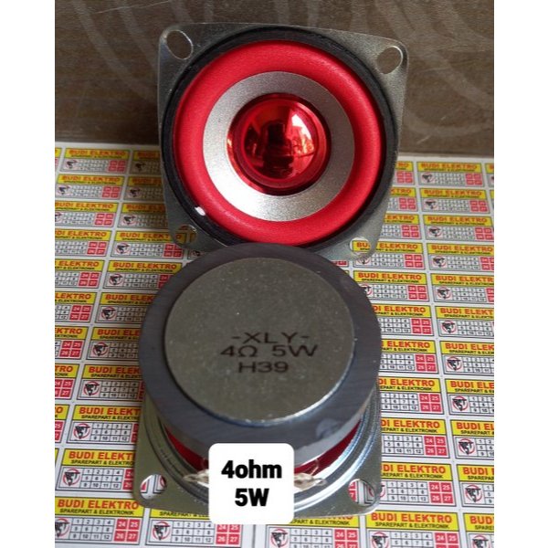 Terangshop17 Speaker 2 Inchi 52Mm Speaker 2 Inch Music Box Bass