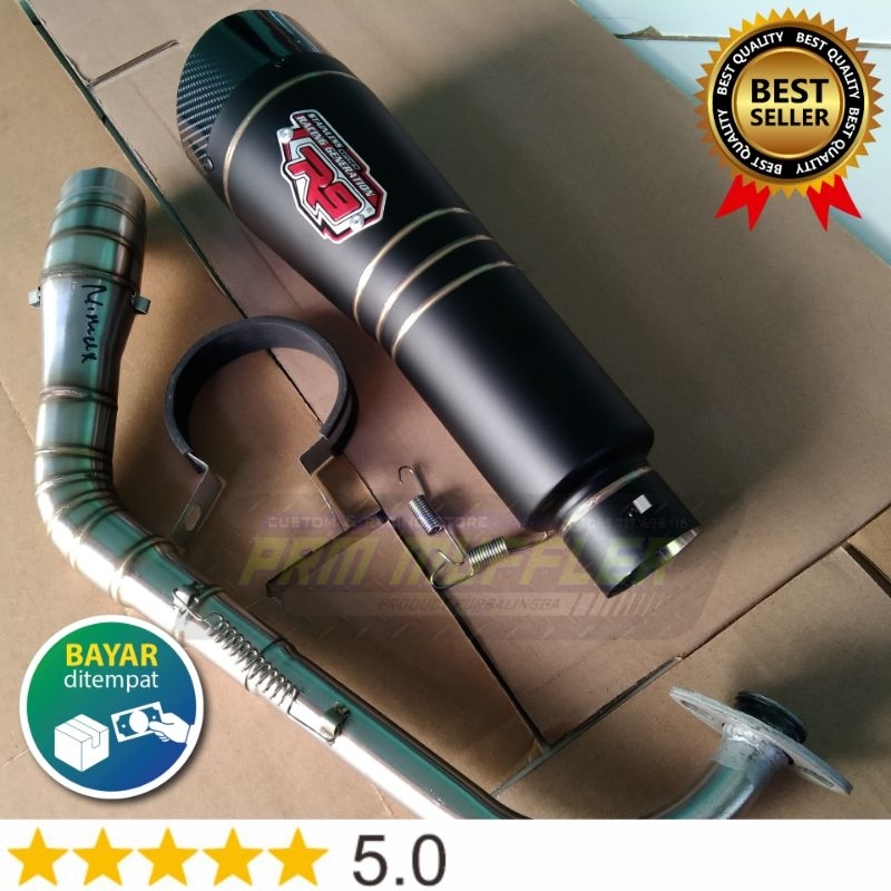 Knalpot racing R9 H2 doff for Nmax old , Nmax New