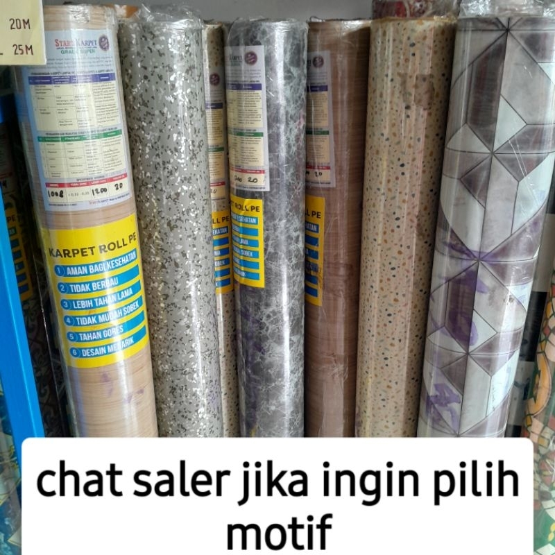 TIKAR LANTAI TEBAL1 ROLL 120 CM X 20 M  KARPET LANTAI PERLAK PERROLL T0010