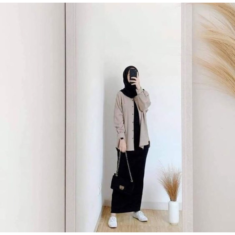 Inner Dress/Inner Knit/ Inner Rajut Panjang/Inner Dress Span/Finely April Knit Inner Span Dress/Seri