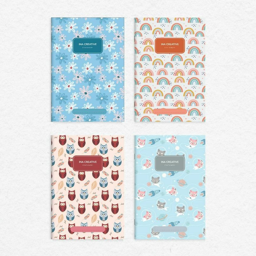 

[1 PACK] Buku Tulis A5 & B5 Teenager INA CREATIVE 38 Lembar