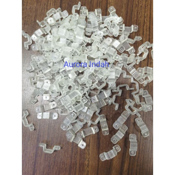 Klem Kabel LED Strip Transparan /Klem lampu LED Strip Bening