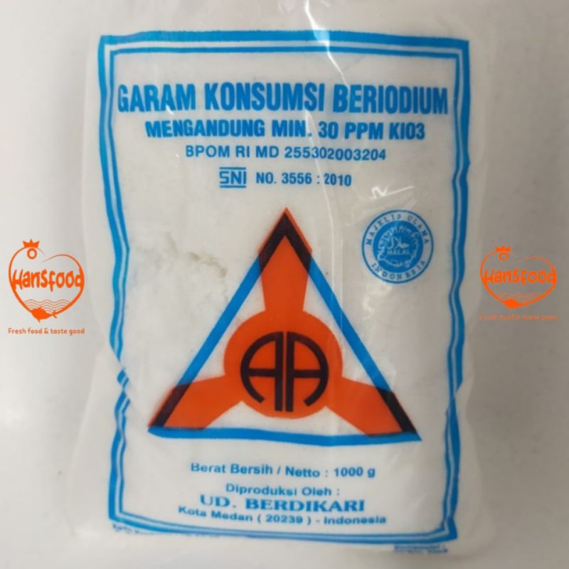 

Garam Halus A-A 250 gr / 1 kg