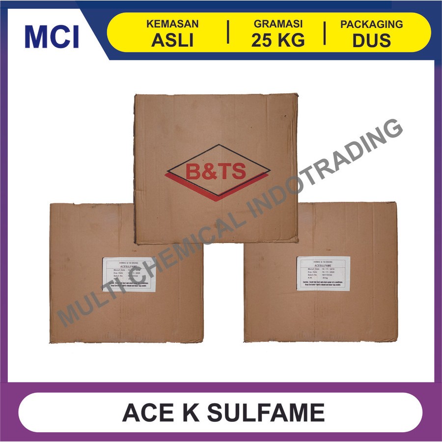 

ACE K SULFAME / ACESULFAME/ PEMANIS 200x GULA FOOD GRADE. 25 kg