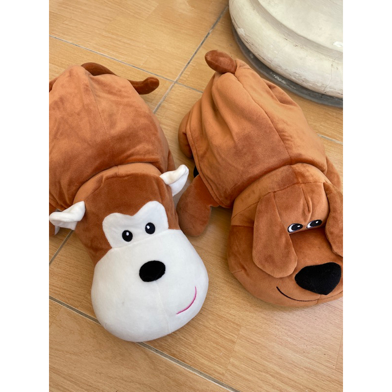 MINISO BONEKA PLUSH TOY 2in1 DOG MONKEY ZEBRA BONEKA LUCU ANAK