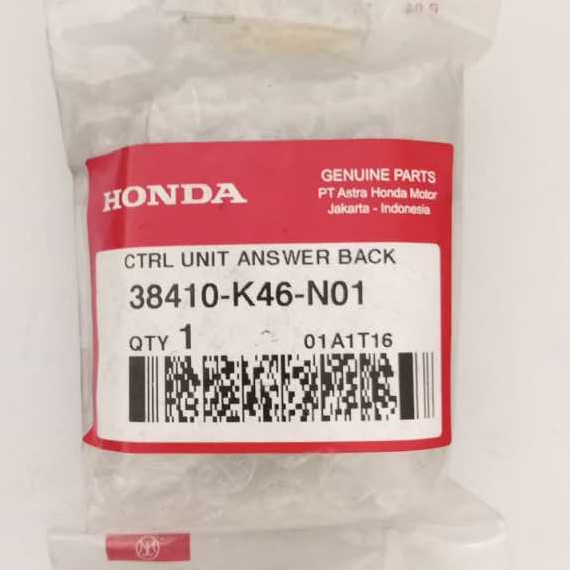 Control unit answer back Vario 110 FI Part Number 38410K46N01