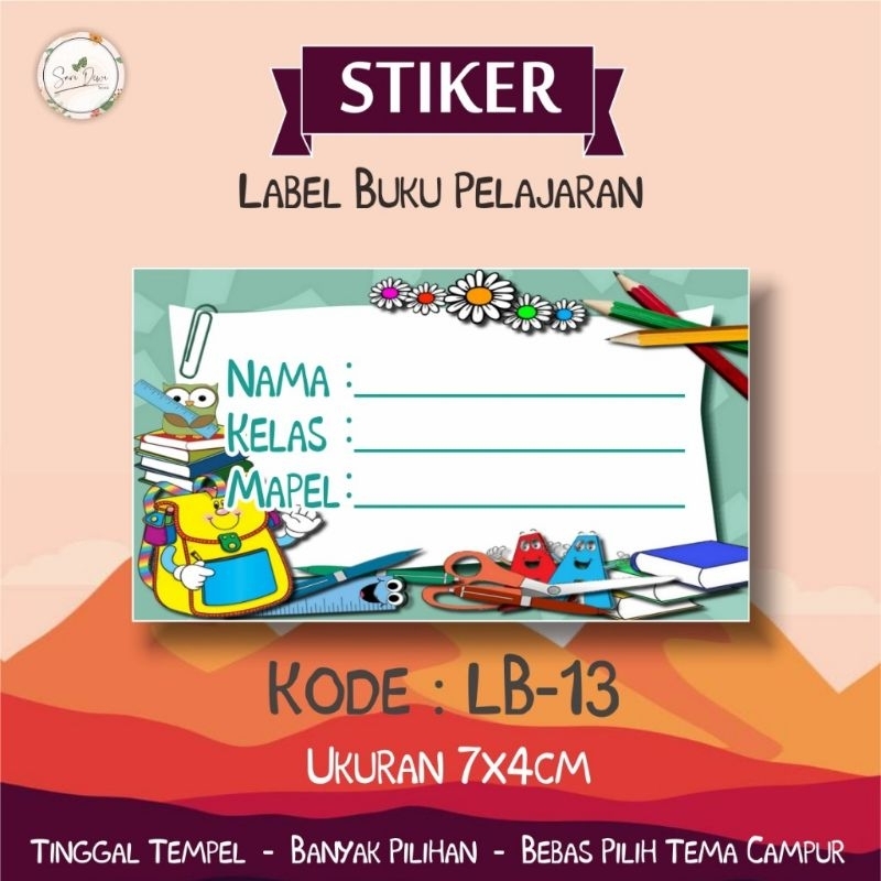 

STICKER MAPEL LB 13