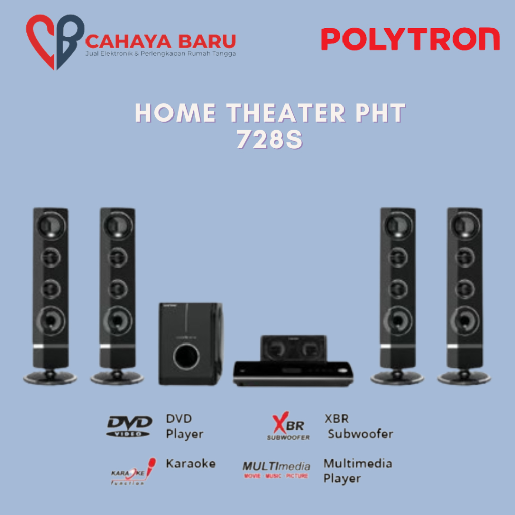 HOME THEATER POLYTRON PHT 728S