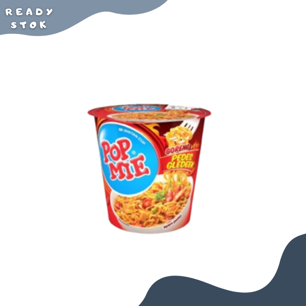 

Pop Mie Goreng Rasa Ayam Pedas Gledek 75gr