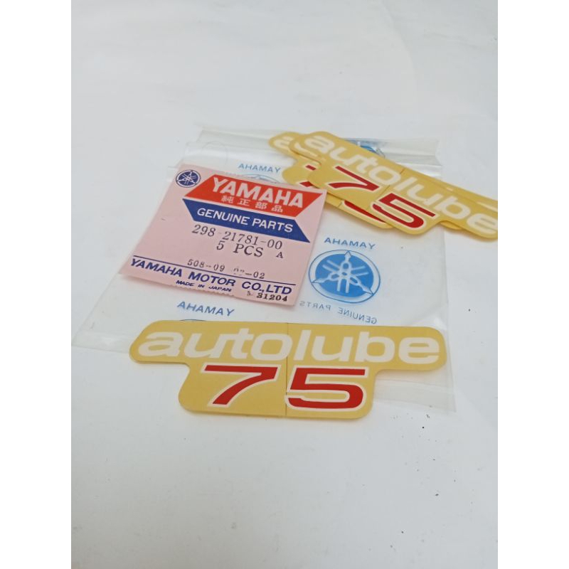 Sticker striping decals list Yamaha V70 V75 De 298-21781-00 Original