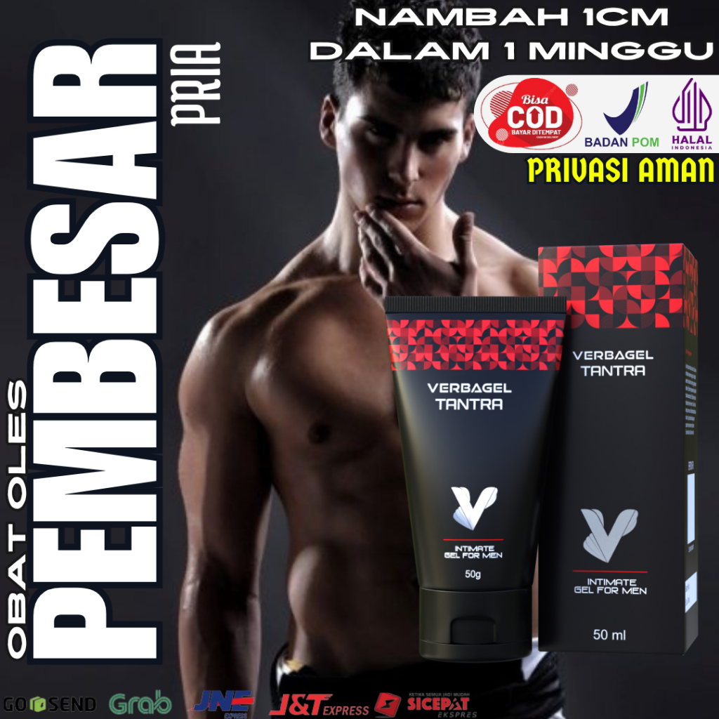 TERBAIK Verbagel Tantra Pembesar  Penis100 ampuh  bpom original obat kuat mr p tahan lama panjang be