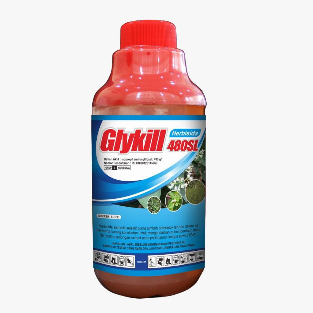 Racun Rumput Bablas Glykill Gilfosat 480SL 1L