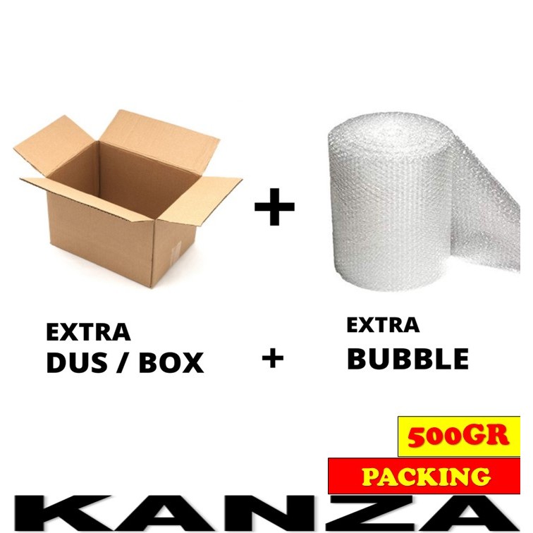 

Packing Tambahan Ekstra Bubble Wrap dan Kardus Kotak Karton