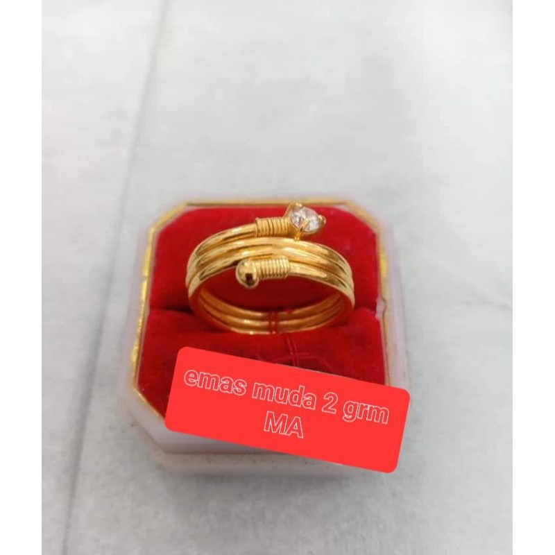 Cin Cin Dewasa Emas Muda 2 grm