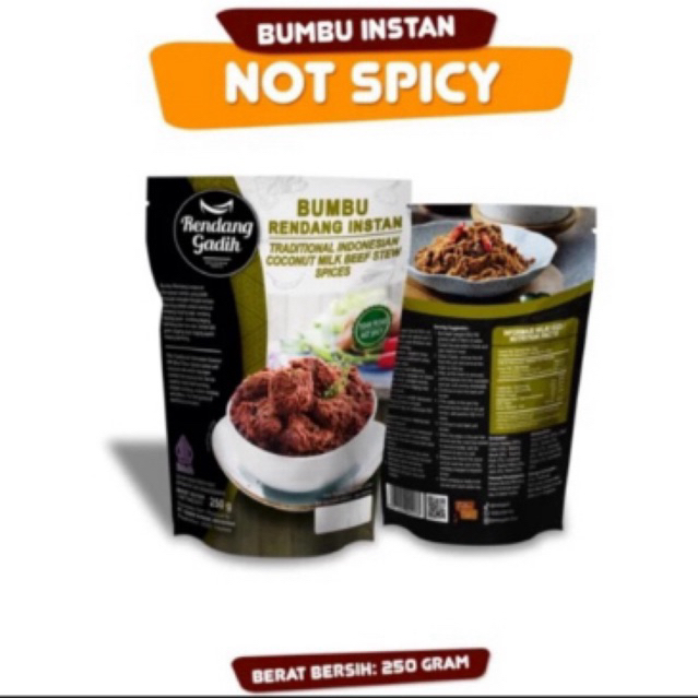 Rendang gadih-Bumbu rendang gadih instan