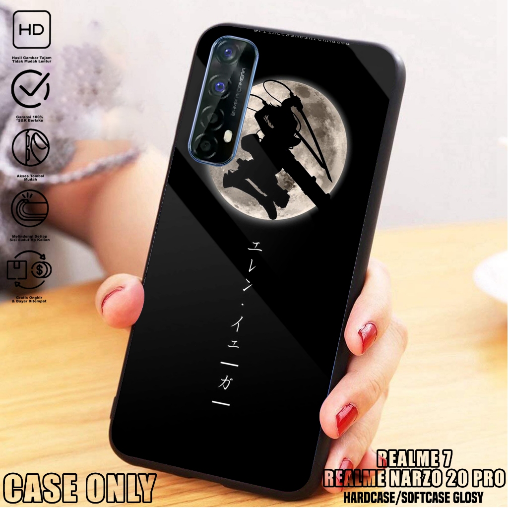 Case REALME 7- Casing REALME 7 [ AOT ] Silikon REALME 7  - Kesing Hp - Casing Hp  - Case Hp - Case T
