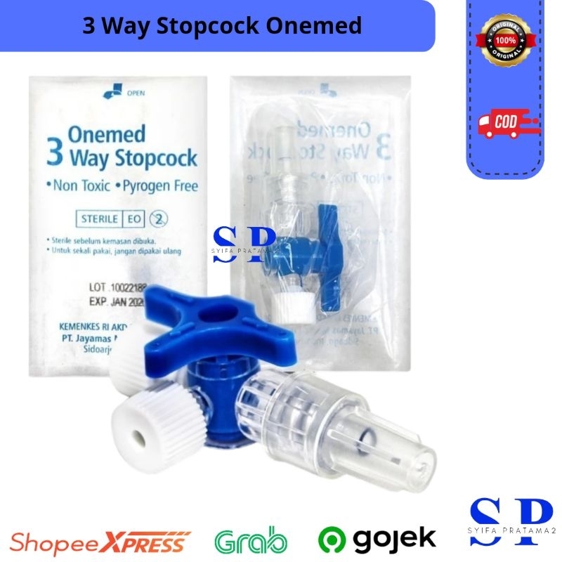 Onemed 3 Way Stopcock / Three Way Stopcock / Threeway Stopcock Onemed