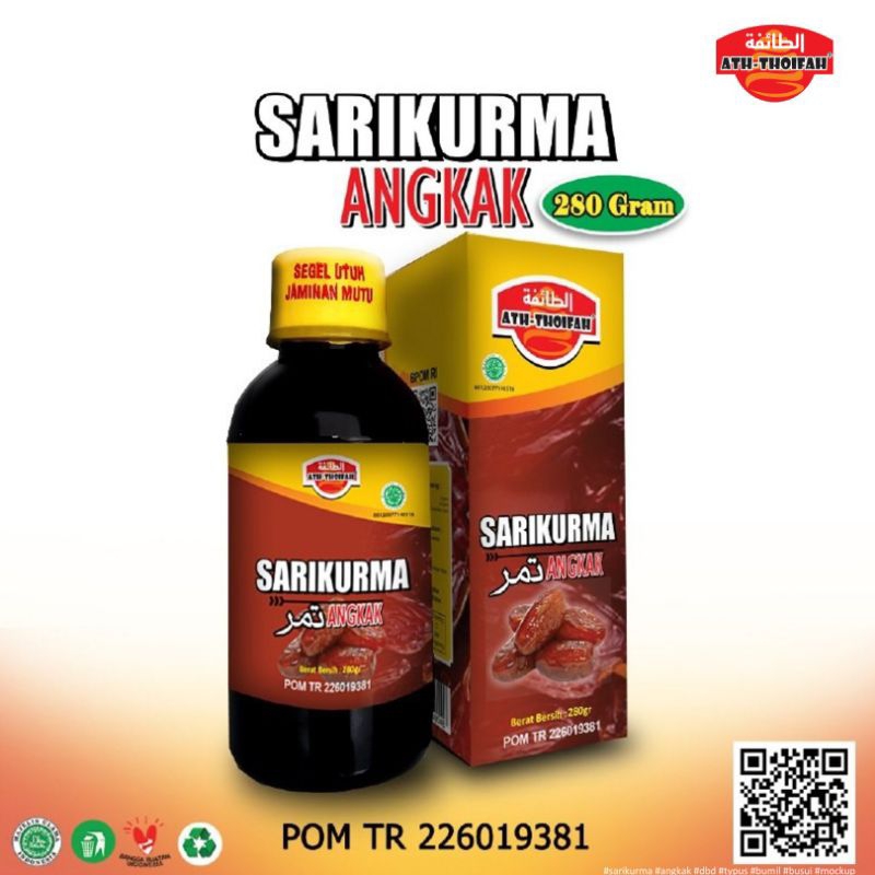 

Sari Kurma Angkak Herbal 280 gr