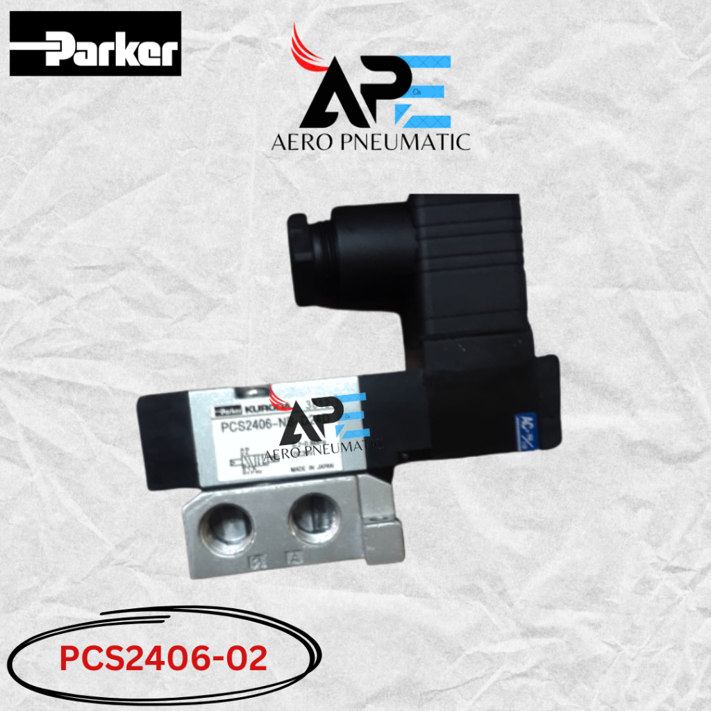 SOLENOID VALVE PNEUMATIC PARKER KURODA PCS2406-02
