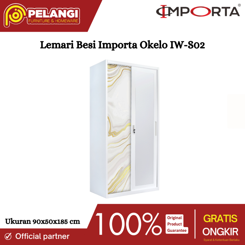 Lemari Besi Importa Okelo IW-S02/ IW-S03 | Lemari Besi Okelo | Lemari Besi | Lemari Pintu Sliding