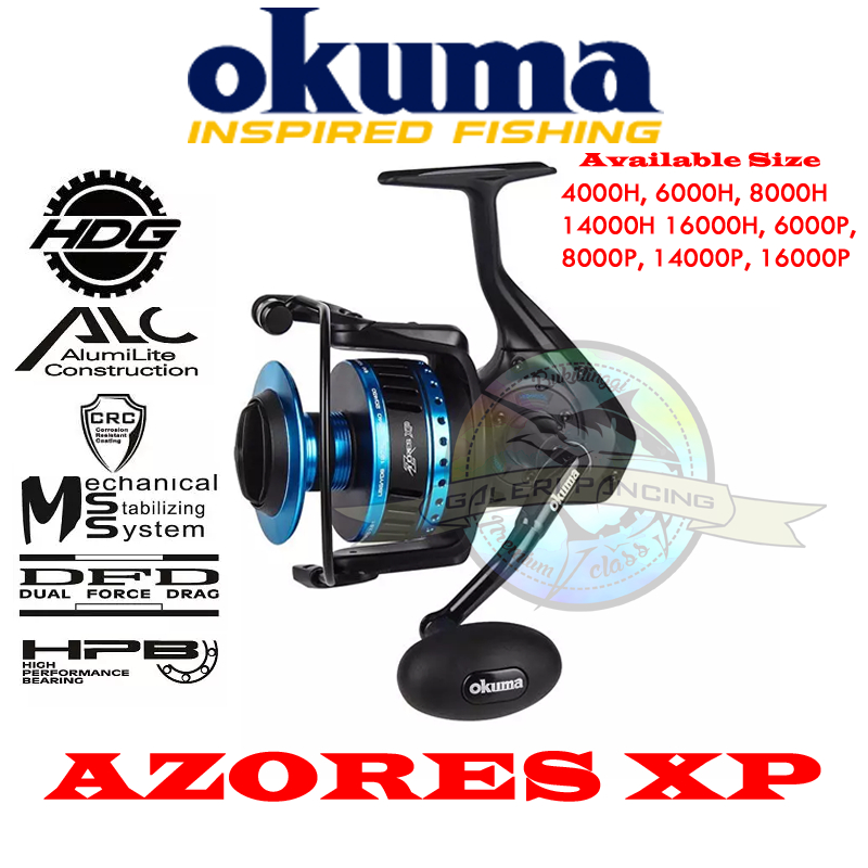 Reel Pancing Okuma Azores XP ZXP 4000H 6000H 8000