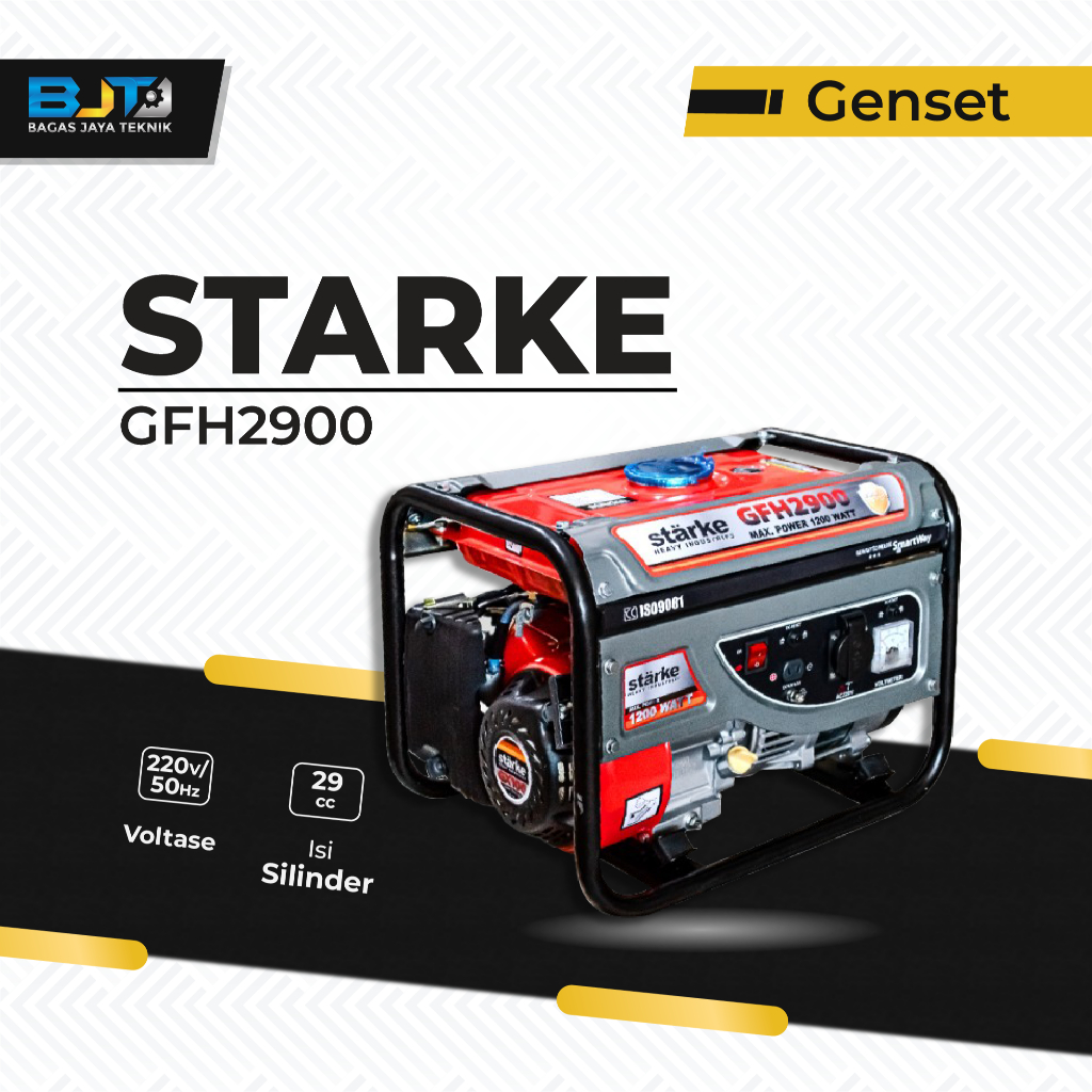 Genset Bensin Generator Mini STARKE GFH2900 1200 Watt