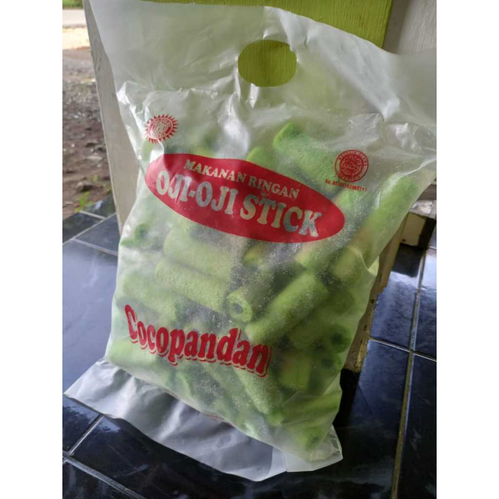 

Oji Oji Stik 500gr // Cocopandan Kopyor // Momogi Kelapa Kopyor // Kue Kolor Ijo