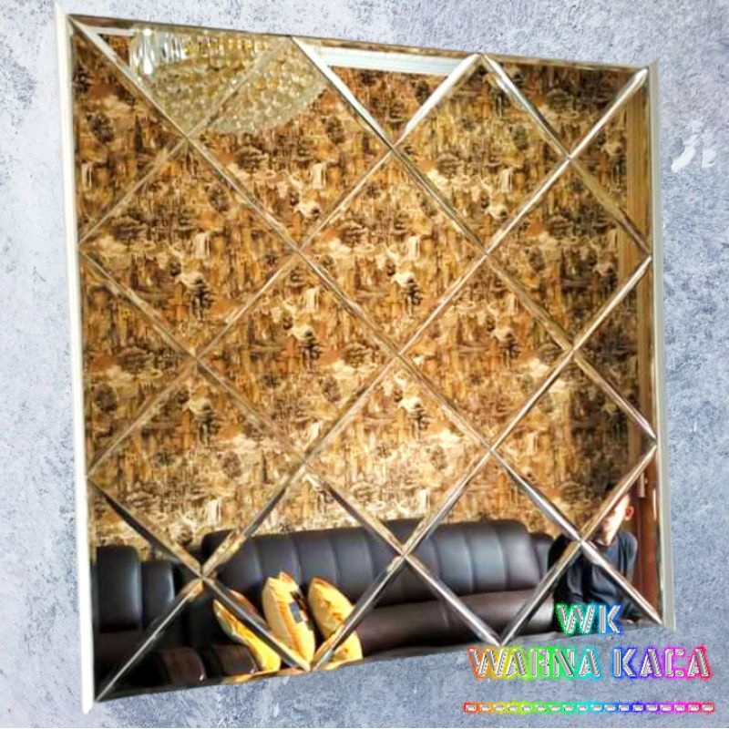 Kaca Cermin Dinding_Kaca Moulding_Wall Glass Custom