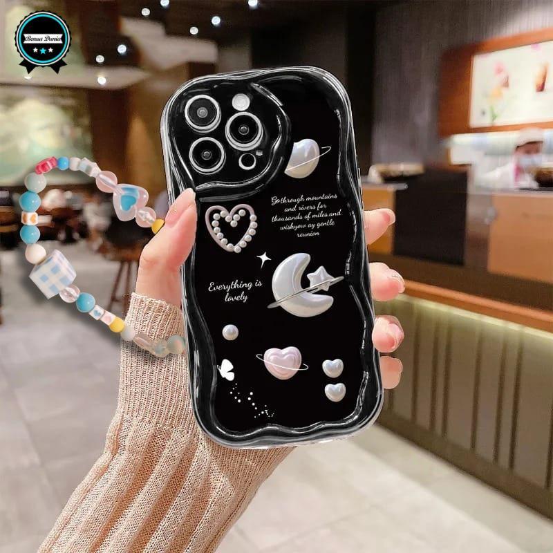 GL027 Premium Case Melting Lovely Bracelet Softcase / Casing Hp For SAMSUNG A52 A53 A26 A56 A21S A36