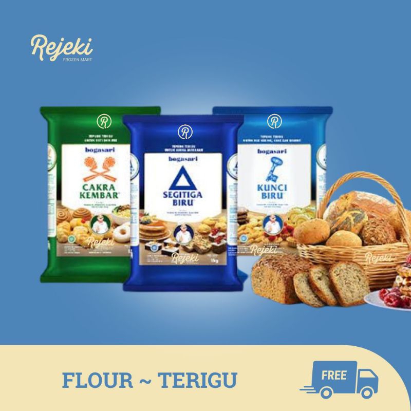 

Tepung Terigu Segitiga Biru - Rejeki Frozen Mart