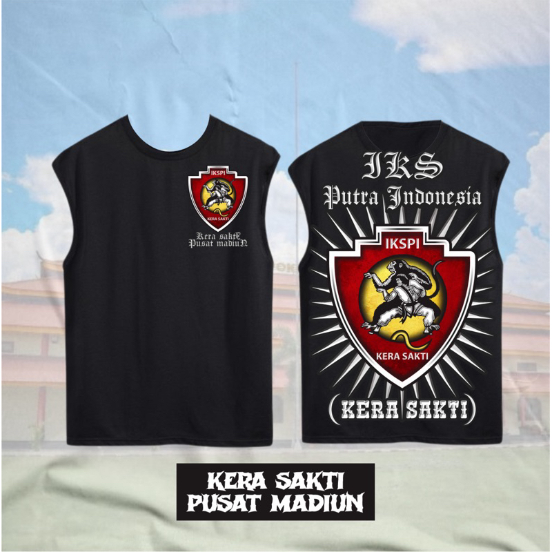 Kaos Singlet IKSPI IKS Putra Indonesia Kera Sakti Pusat Madiun Desain Sablon Premium