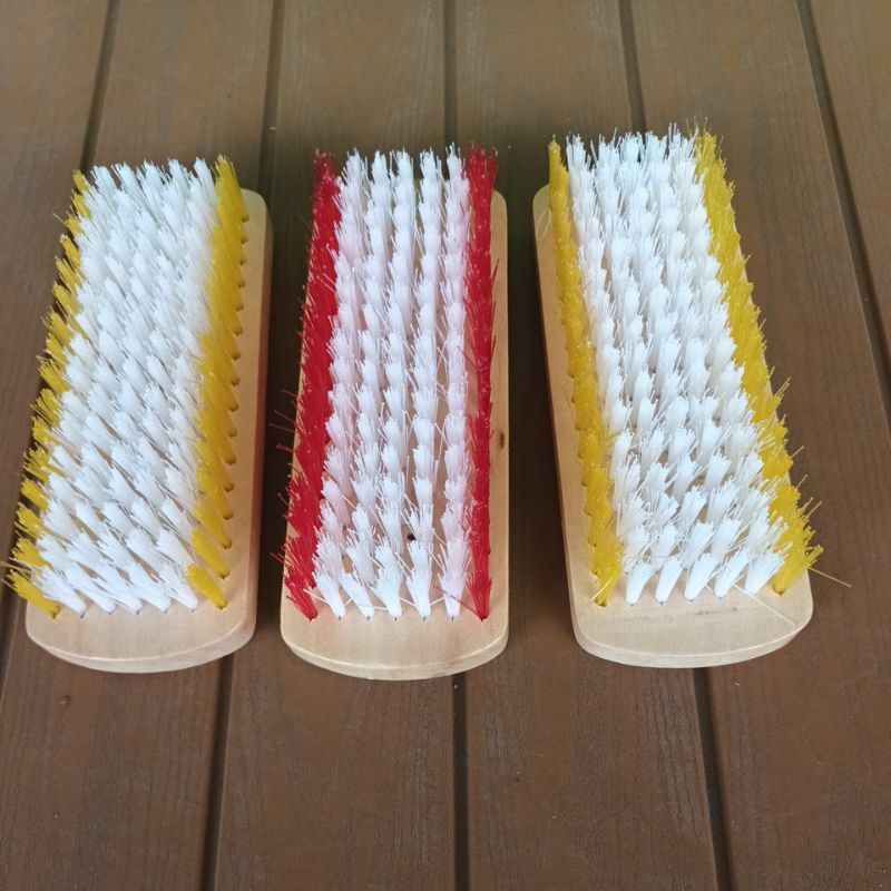 Sikat cuci sikat lantai gagang kayu BESAR / SIKAT CUCI BAJU