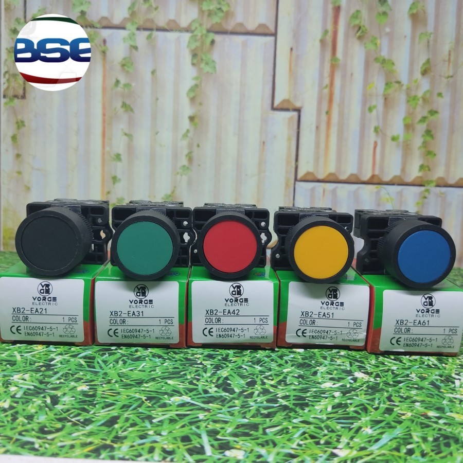 Push Button VORGE XB2-EA42 1NC RED merah 22mm bukan lb2 1 NC