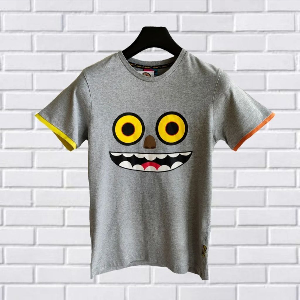 KAOS ELSTINKO, SIZE M (SECOND BRANDED) ABU-ABU, TS0154