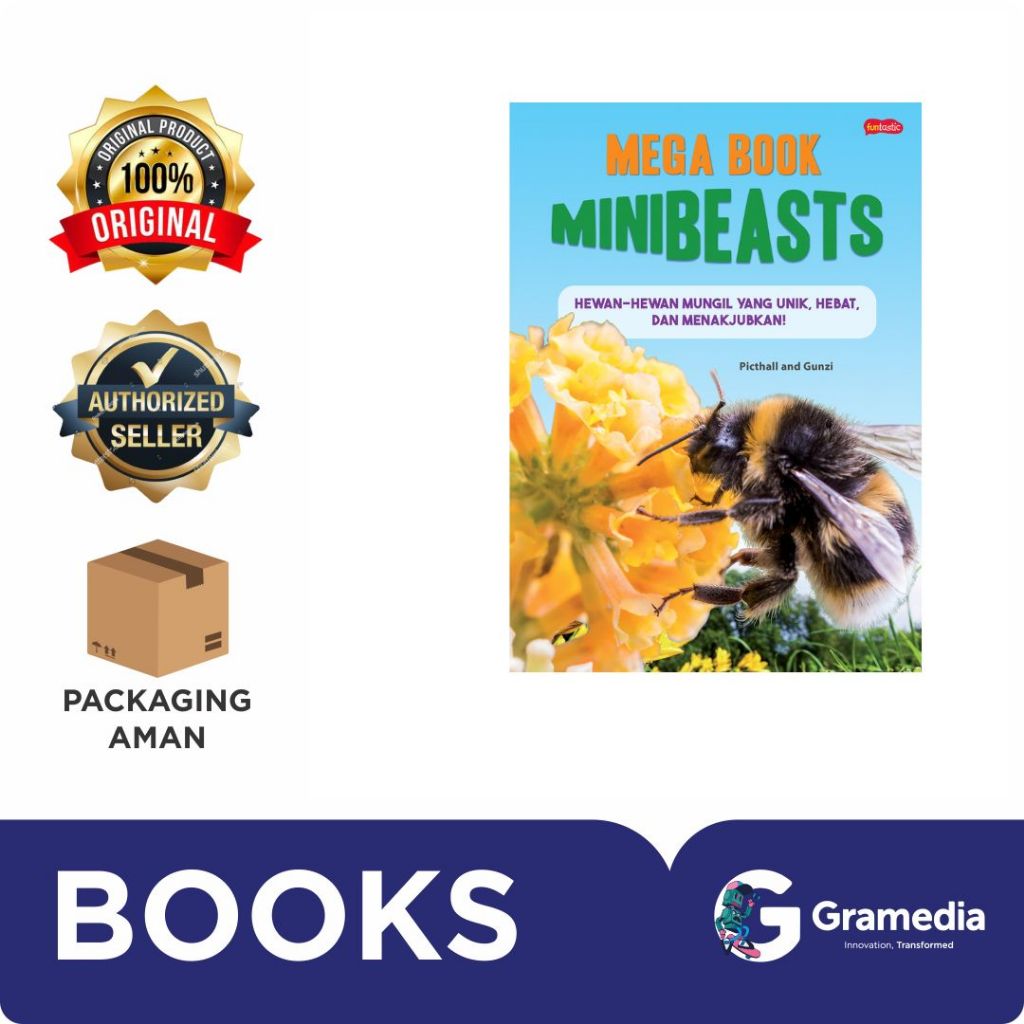 Gramedia Bandung - Mega Book - Minibeasts