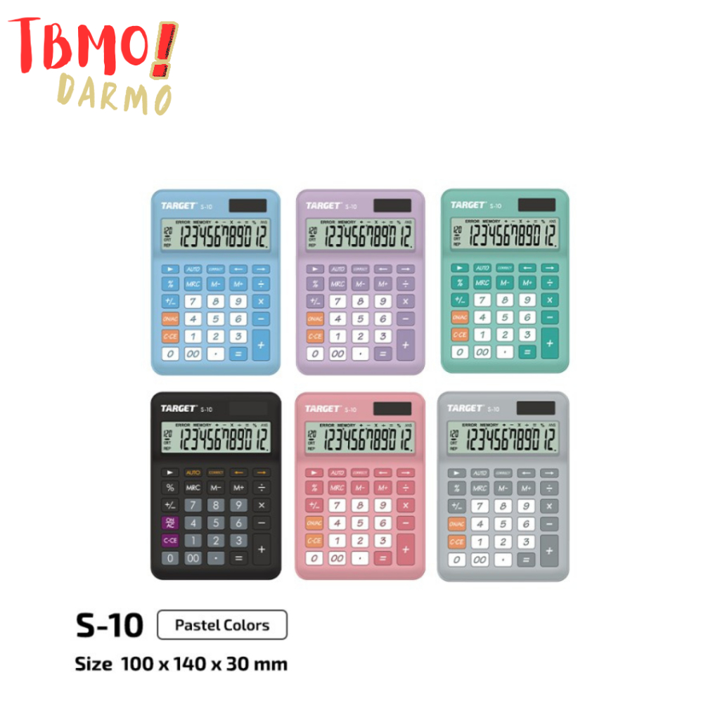 

TBMO CALCULATOR TARGET S-10 CHECK CORRECT
