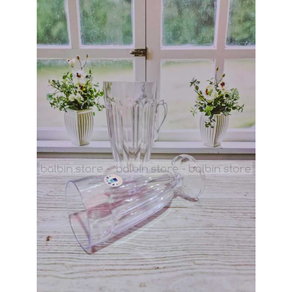 promo 6 GELAS GL .66 - GELAS POLI PLASTIK BERKUALITAS SNI - GELAS JUS CAFE - GELAS JUS RESTORAN