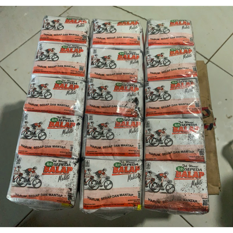 

Teh sepeda Balap 1 pack 10 pcs tanpa gelas