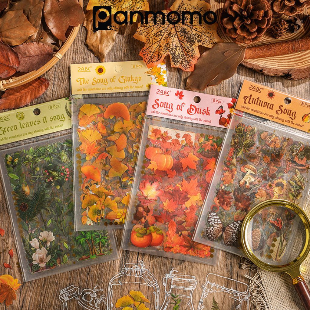 

Stiker Motif Daun - Forest Song Diary Deco Sticker