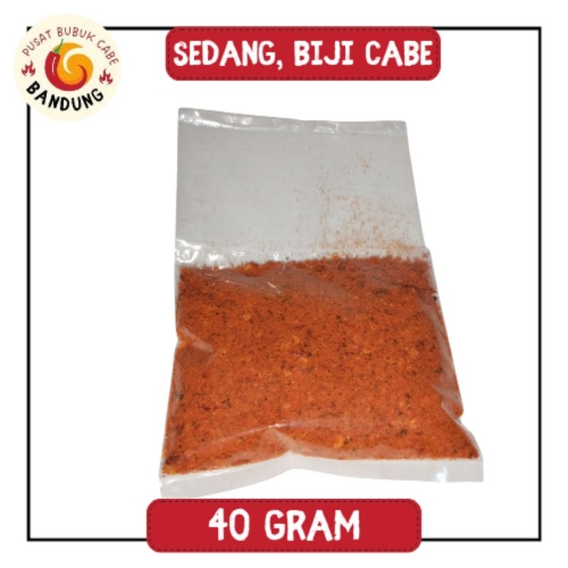 

Bubuk Cabe Halus Sedang 40 gram/ Bubuk Cabe Japlak Pedas