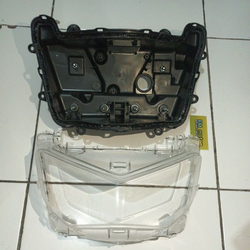KOSONGAN REFLEKTOR LAMPU DEPAN HOUSING MIKA YAMAHA NMAX NEW ORIGINAL YGP