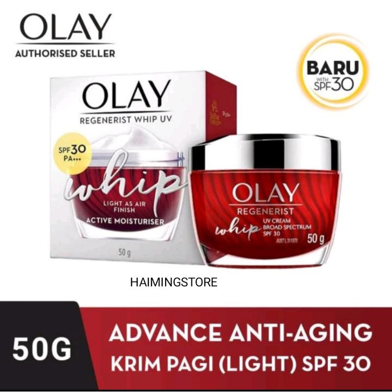 OLAY REGENERIST WHIP UV SPF 30 PA+++ NIACINAMIDE DAY CREAM 50 GR EXP 07/2027