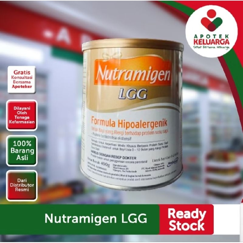 [SIAP KIRIM!] NUTRAMIGEN LGG 400 GRAM | SUSU ANAK ALERGI SUSU SAPI 0-12 BULAN